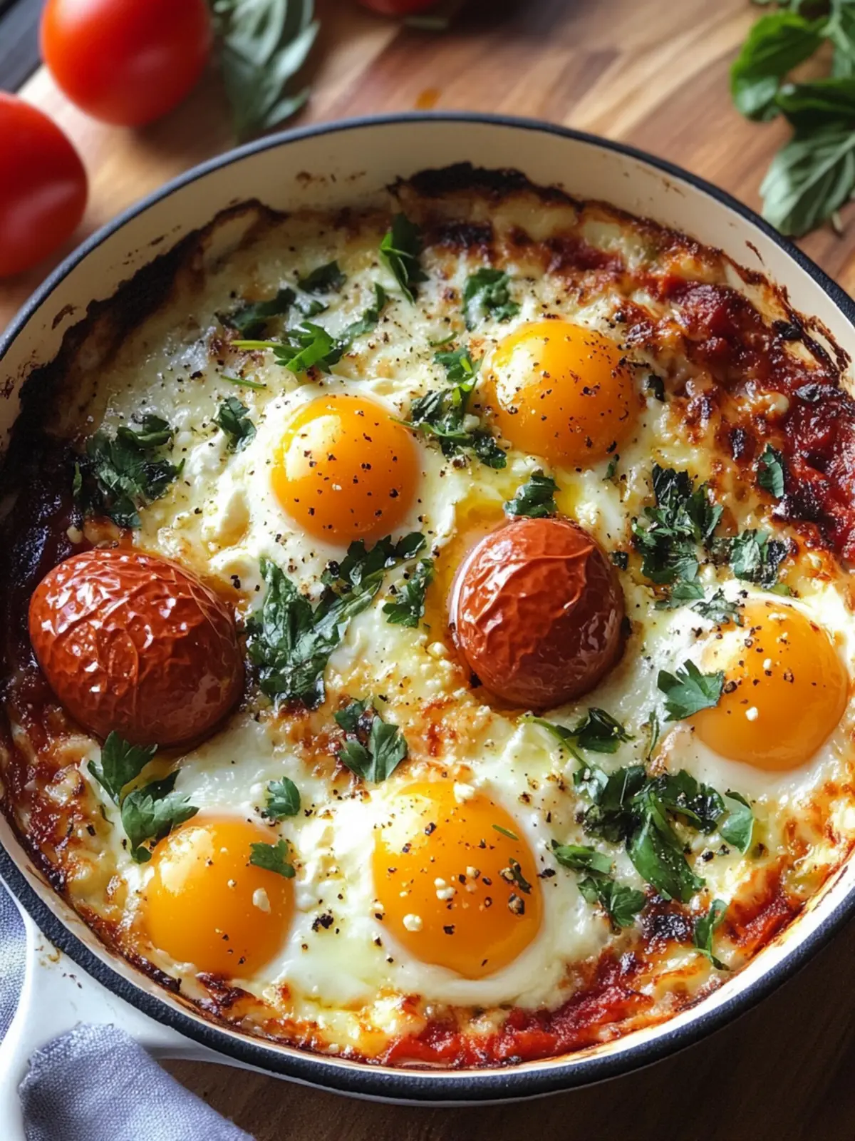 Baked Feta Eggs A Creamy Mediterranean Breakfast Delight 3 Baked Feta Eggs