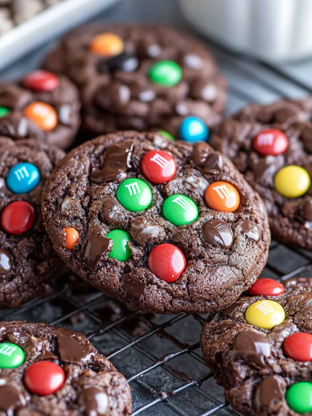 M&M Chocolate Brownie Cookies That Wow Your Holiday Guests 2 M&M Chocolate Brownie Cookies