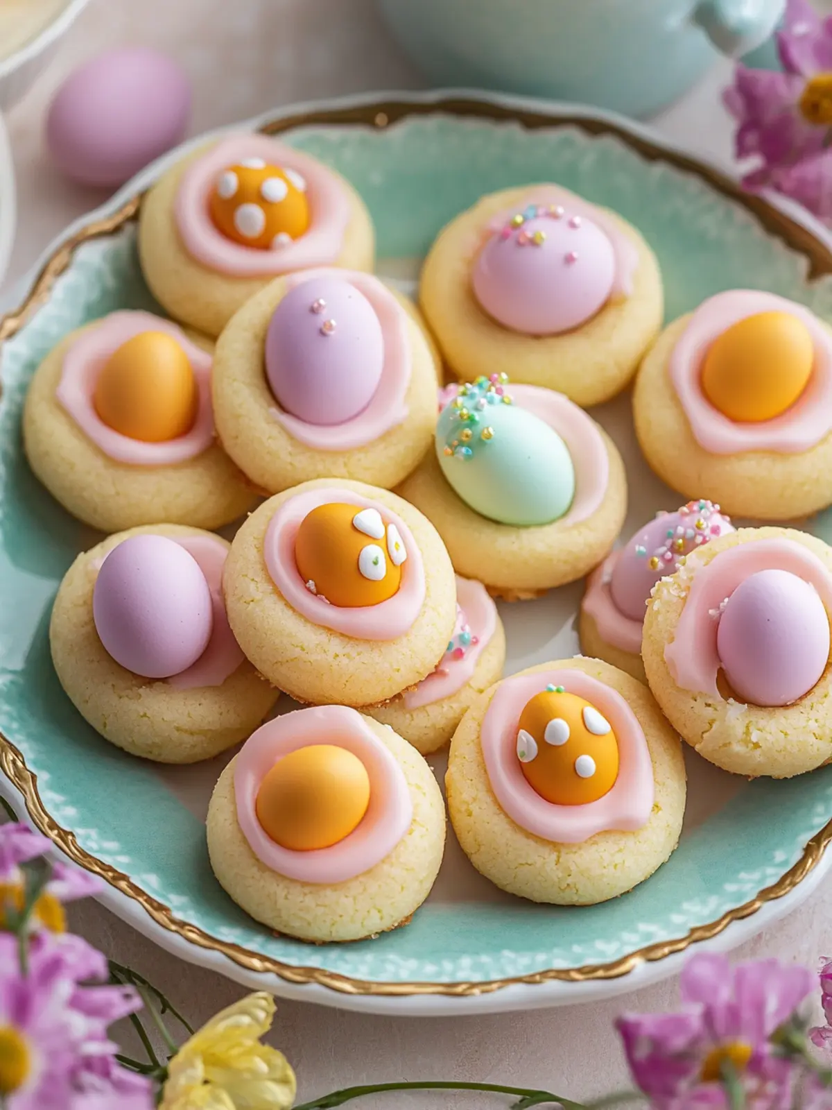 Easter Egg Hunt Thumbprint Cookies for a Festive Spring Treat 4 Easter Egg Hunt Thumbprint Cookies