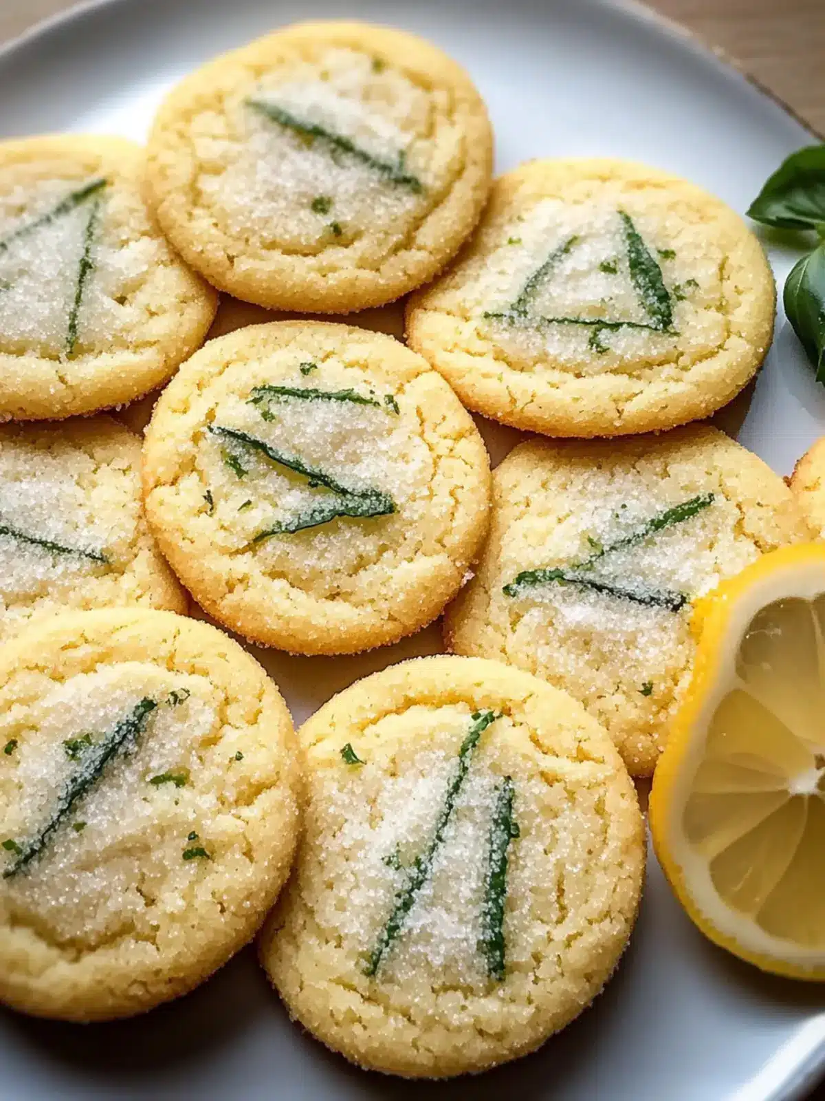 Lemon Basil Sugar Cookies That Refresh Your Taste Buds 3 Lemon Basil Sugar Cookies