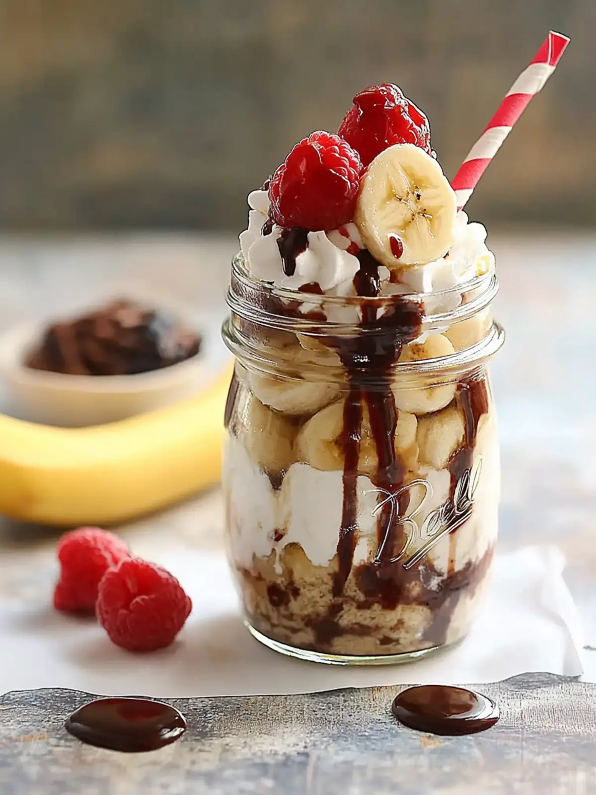 Guiltless Banana Split in a Jar: The Perfect Low-Cal Treat 3 Guiltless Banana Split in a Jar