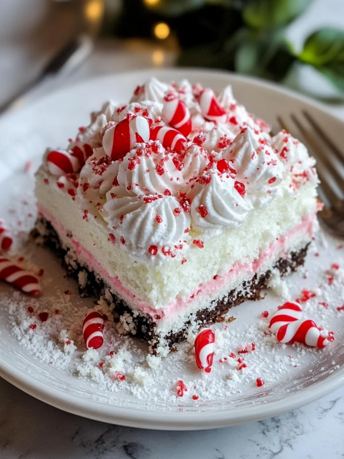 Irresistible Peppermint Poke Cake to Brighten Your Holidays 4 Peppermint Poke Cake