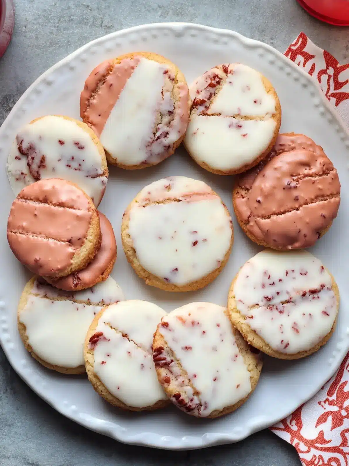 Whip Up Irresistible White Chocolate-Dipped Cherry Pecan Cookies 4 White Chocolate-Dipped, Cherry Pecan Cookies