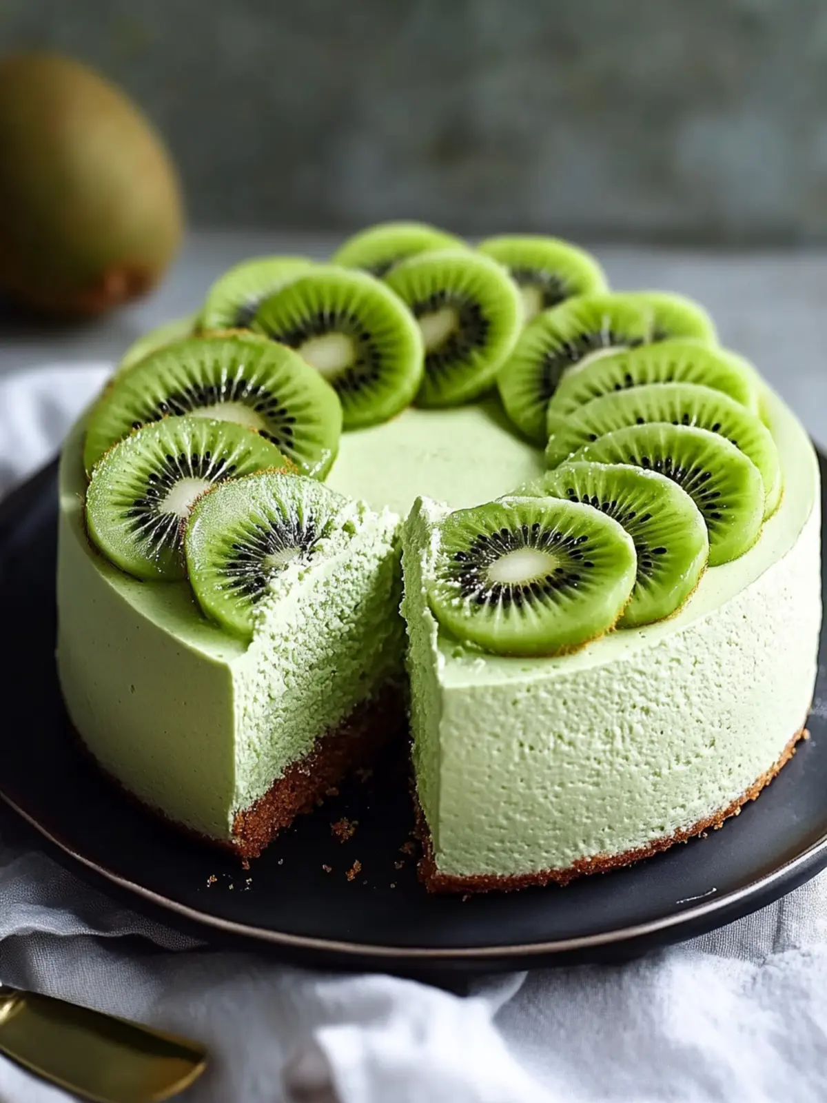 Delicious Kiwi Mousse Cake That's Easy and Guilt-Free 3 Kiwi Mousse Cake