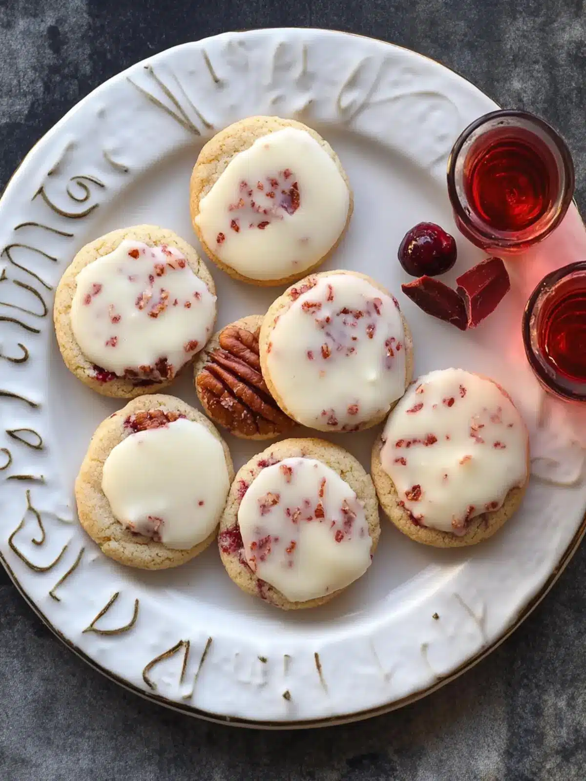 Whip Up Irresistible White Chocolate-Dipped Cherry Pecan Cookies 2 White Chocolate-Dipped, Cherry Pecan Cookies