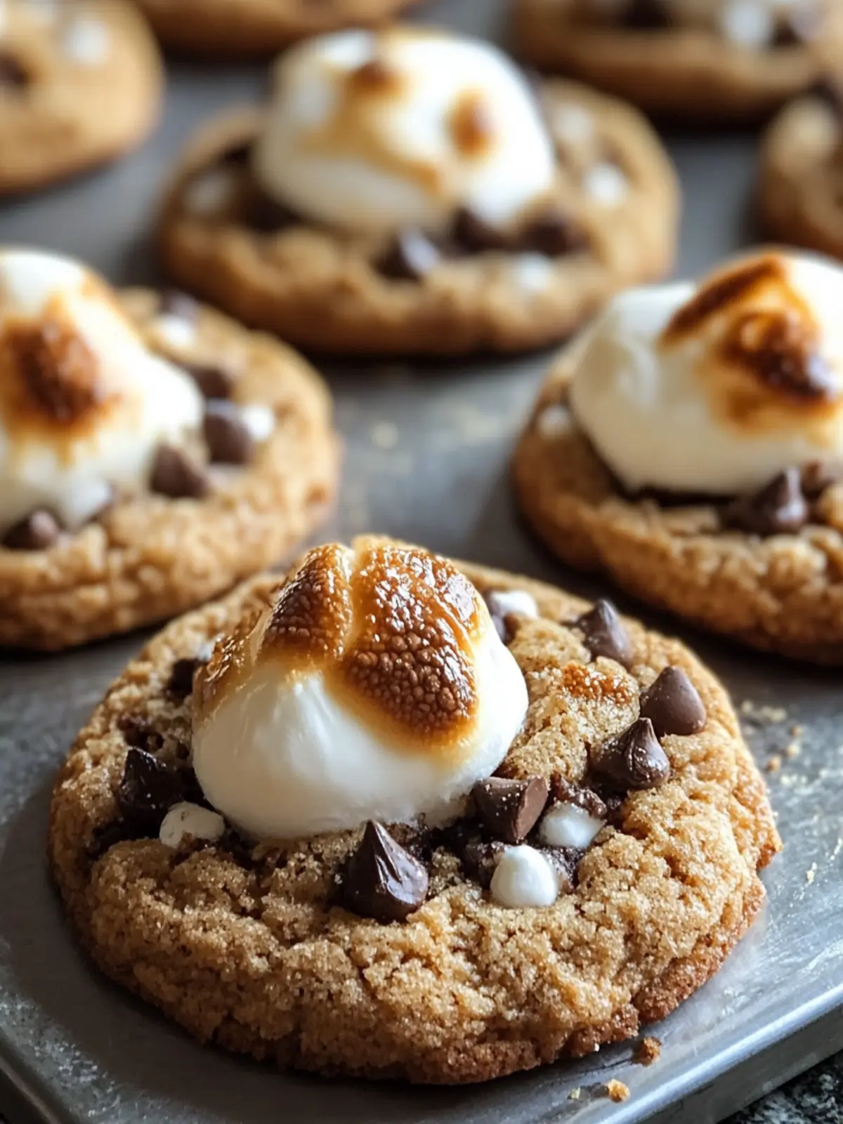 Toasted Marshmallow S mores Cookies That'll Wow Your Taste Buds 2 Toasted Marshmallow S mores Cookies