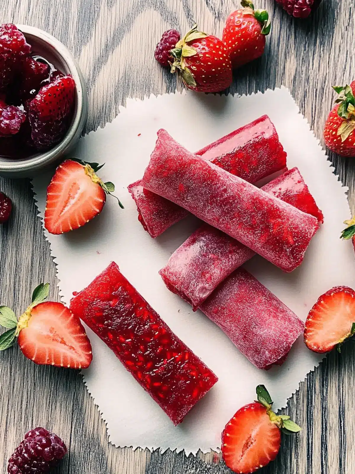 Homemade Strawberry Fruit Roll-Ups: 3 Ingredients, No Dehydrator 4 Homemade Strawberry Fruit Roll Up
