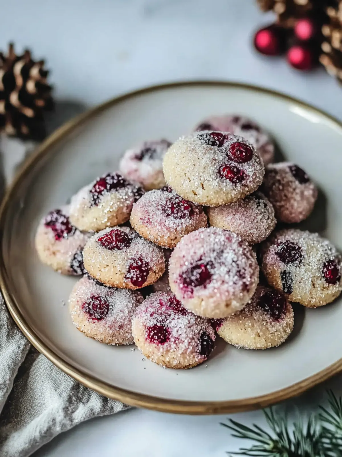 Sparkling Sugarplum Cranberry Cookies for Joyful Holiday Cheer 3 Sparkling Sugarplum Cranberry Cookies