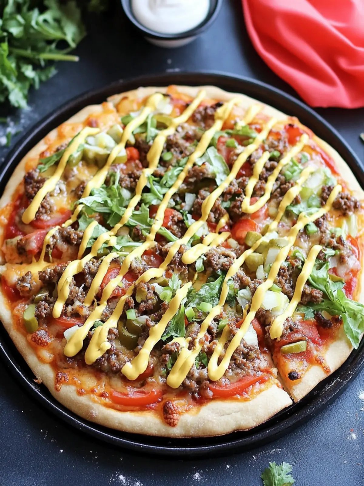 Viral Flatbread Big Mac Cheeseburger Pizza You Can t Resist 4 Viral Flatbread Big Mac Cheeseburger Pizza