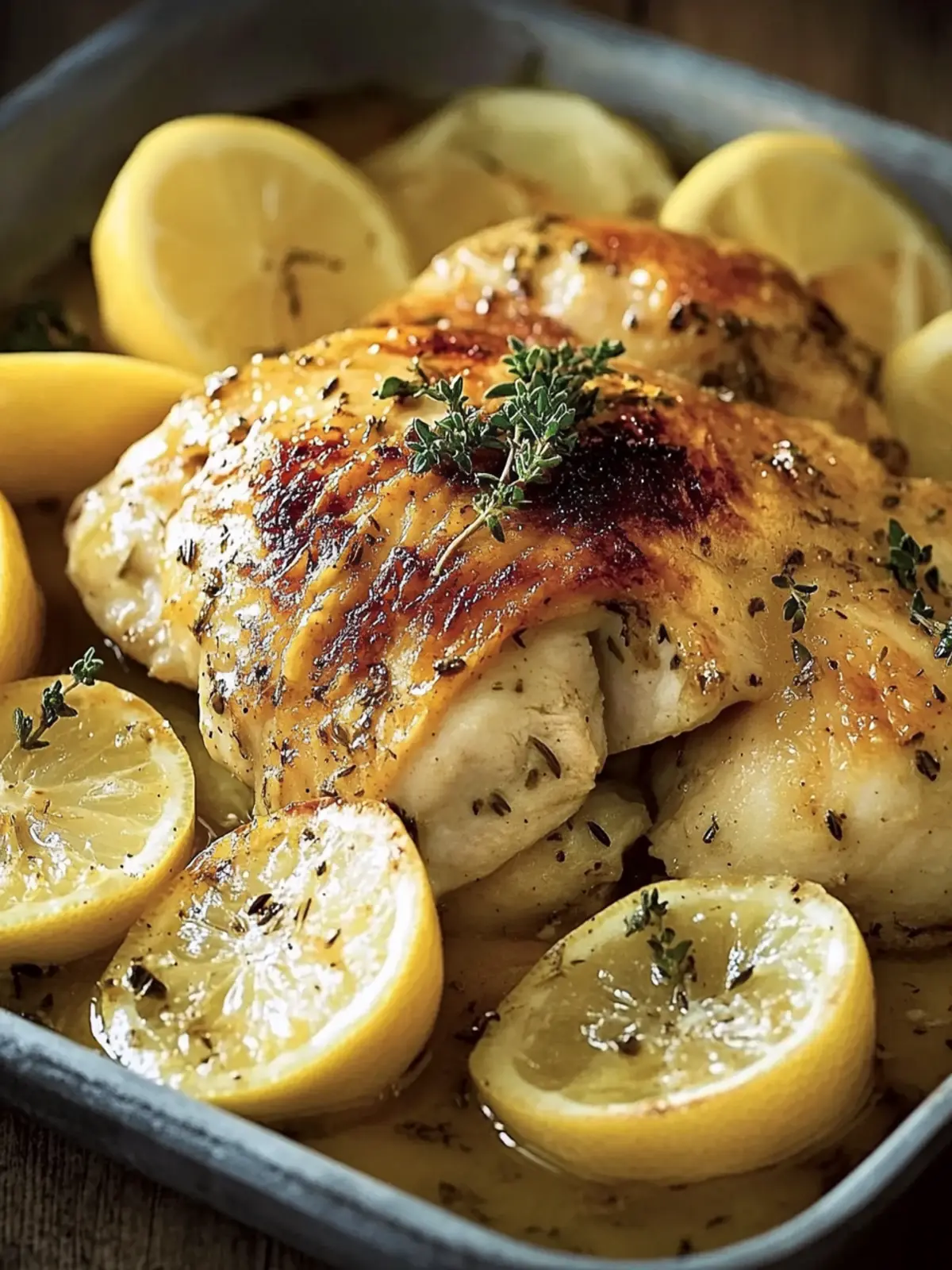 Lemon-Thyme Chicken: Simple, Elegant Dinner in Minutes 4 Lemon-Thyme Chicken