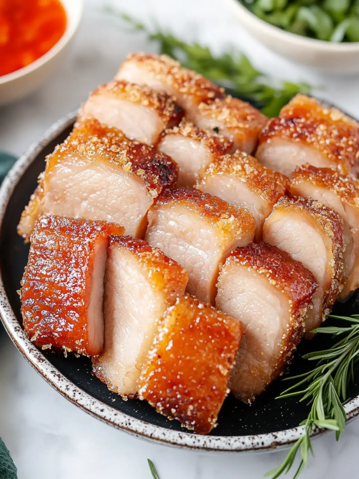 Crispy Air Fryer Pork Belly for Joyful Lunar New Year Feasts 4 Air Fryer Crispy Pork Belly