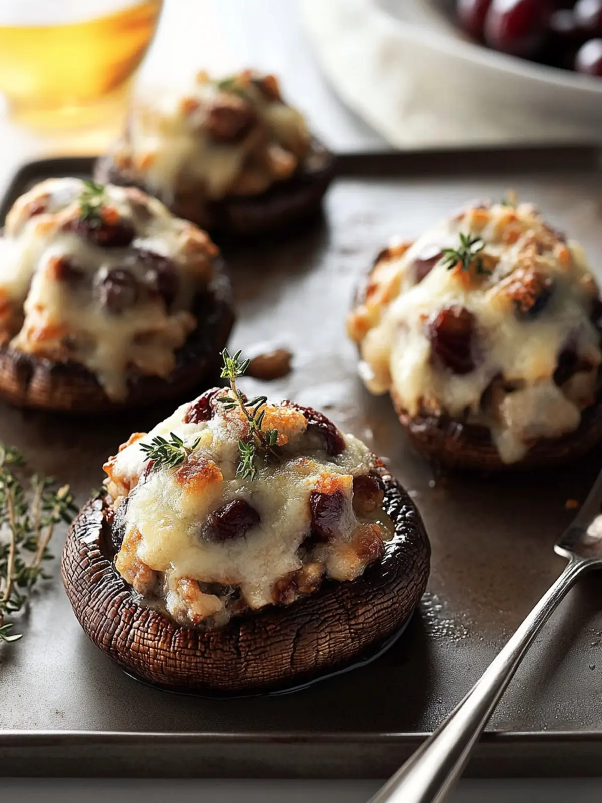 Cherry & Fontina Stuffed Portobellos for Irresistible Flavor 2 Cherry & Fontina Stuffed Portobellos