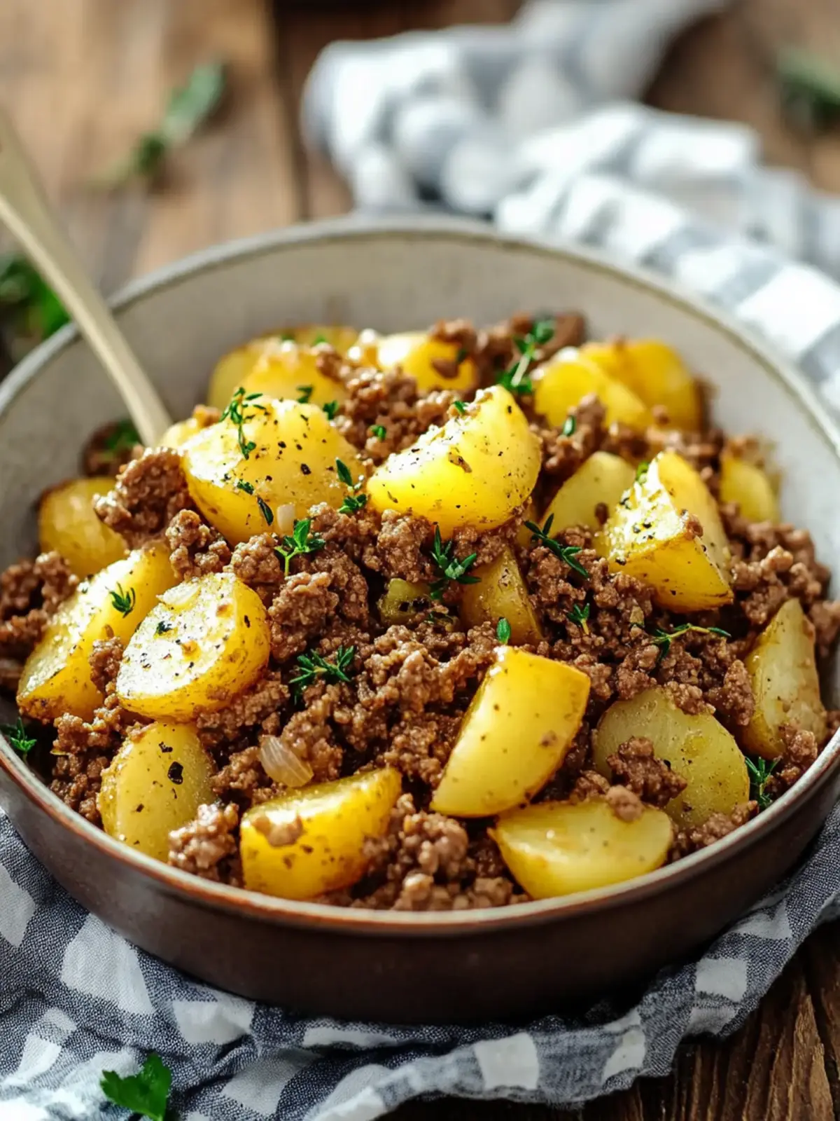 Ground Beef with Potatoes Recipe: A Simple One-Pan Wonder 2 Ground Beef with Potatoes Recipe