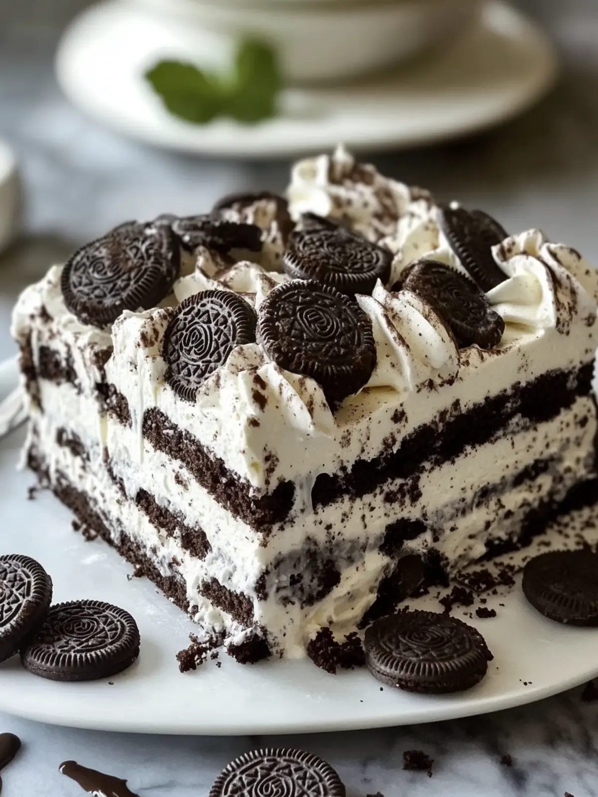 Oreo Icebox Cake: Quick No-Bake Delight for All Gatherings 3 Oreo Icebox Cake