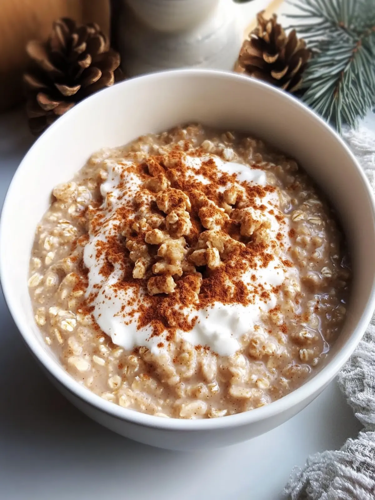 Cozy Up with Slow Cooker Gingerbread Oatmeal Delight 2 Slow Cooker Gingerbread Oatmeal