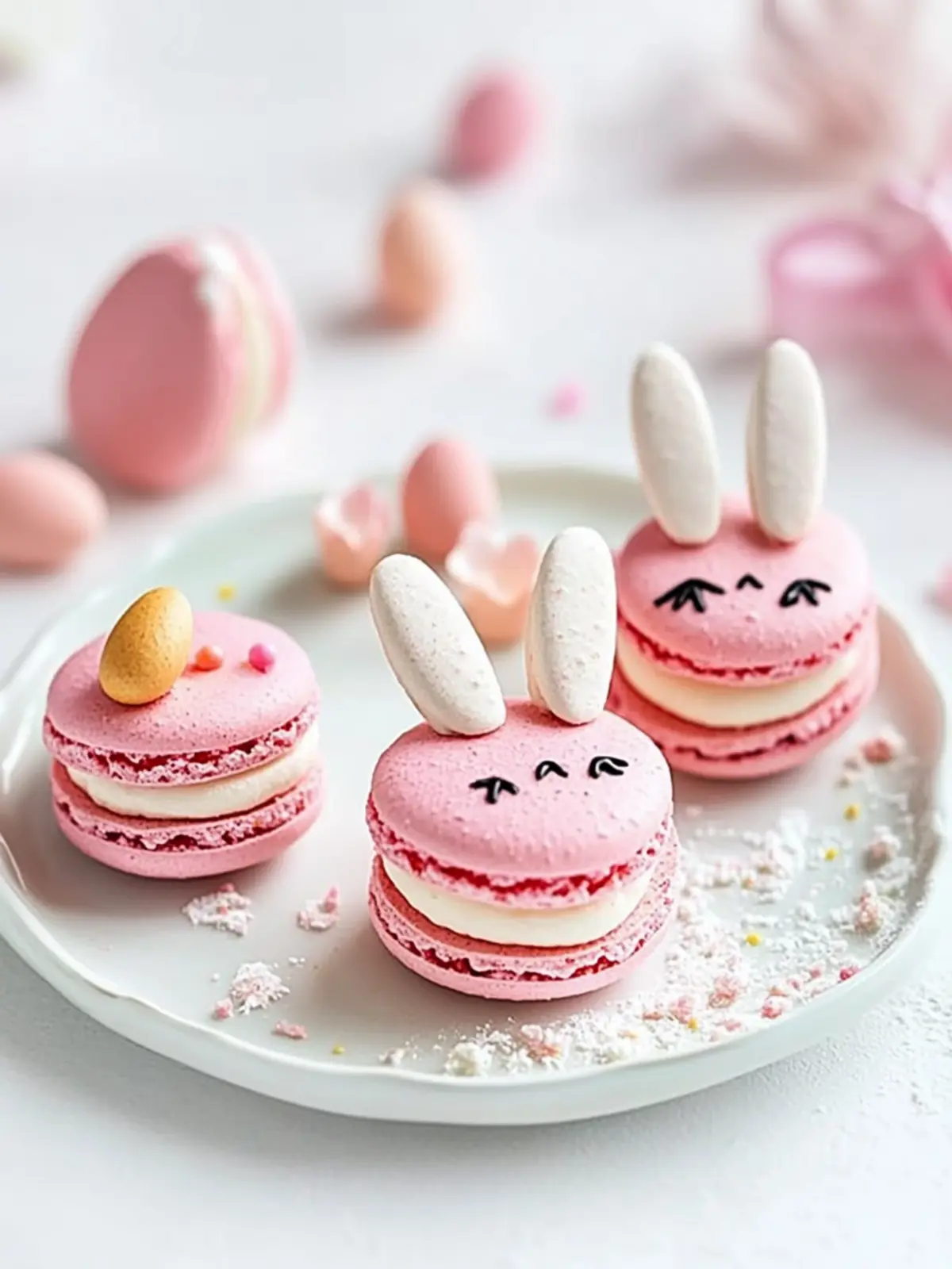 Easter Bunny Macarons That Will Wow Your Guests! 2 Easter Bunny Macarons