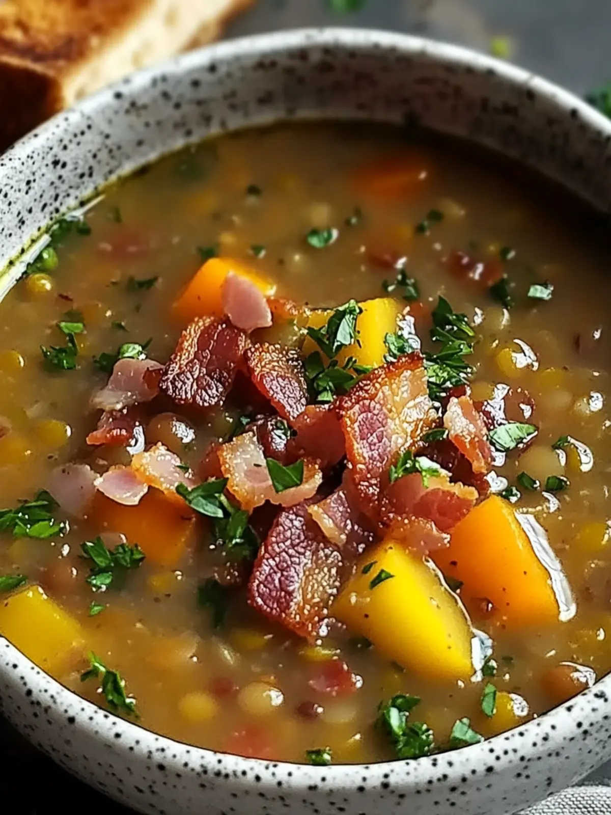 Cozy Up with French Lentil Bacon Soup for Ultimate Comfort 3 French Lentil Bacon Soup