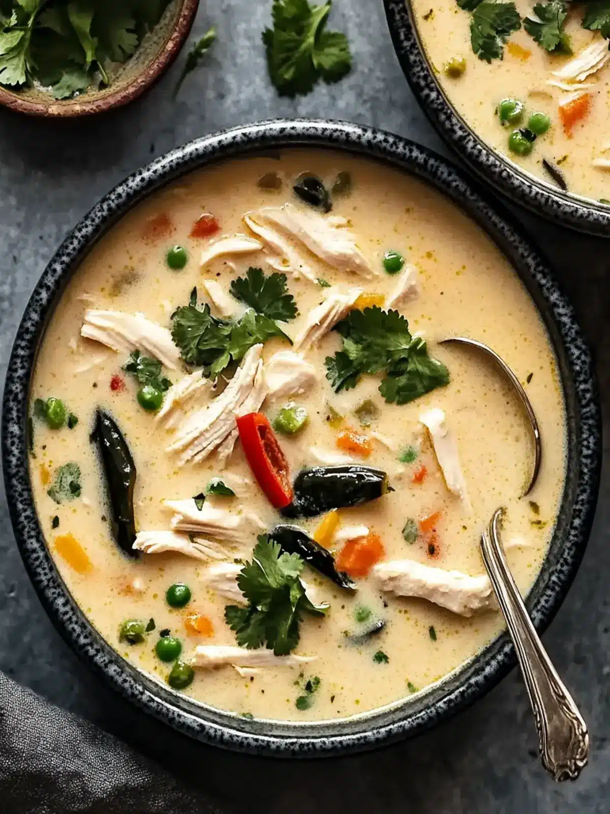 Hearty Creamy Chicken Poblano Soup for Cozy Nights 3 Creamy Chicken Poblano Soup