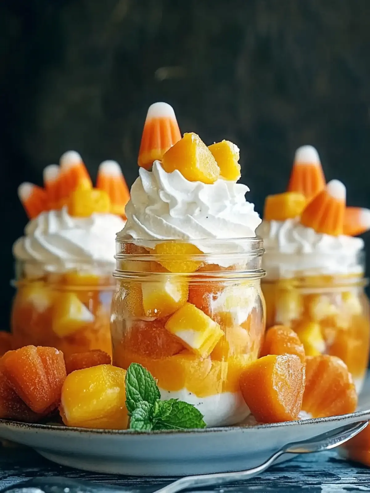 Candy Corn Fruit Parfaits - A Festive Healthy Delight 4 Candy Corn Fruit Parfaits