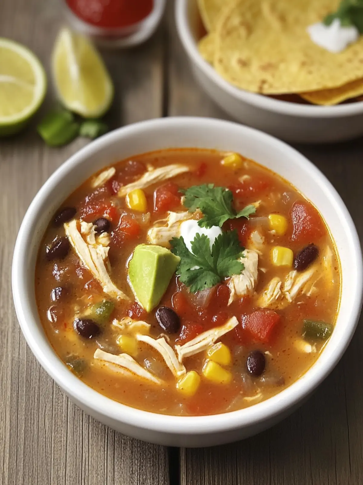 Savory Chicken Tortilla Soup That Warms Your Soul 2 Chicken Tortilla Soup