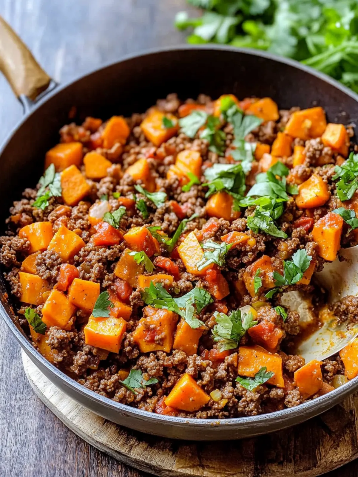 Delicious Southwest Ground Beef and Sweet Potato Skillet Recipe 3 Southwest Ground Beef and Sweet Potato Skillet