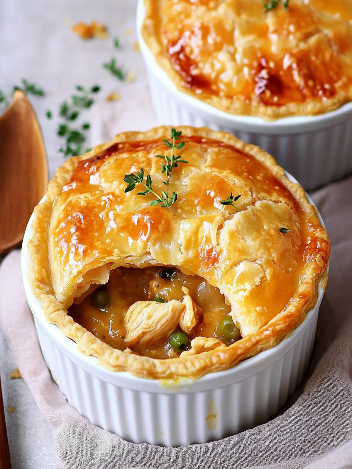 Delicious Easy AirFryer Chicken Pot Pie with a Fun Twist 2 Easy AirFryer Chicken Pot Pie
