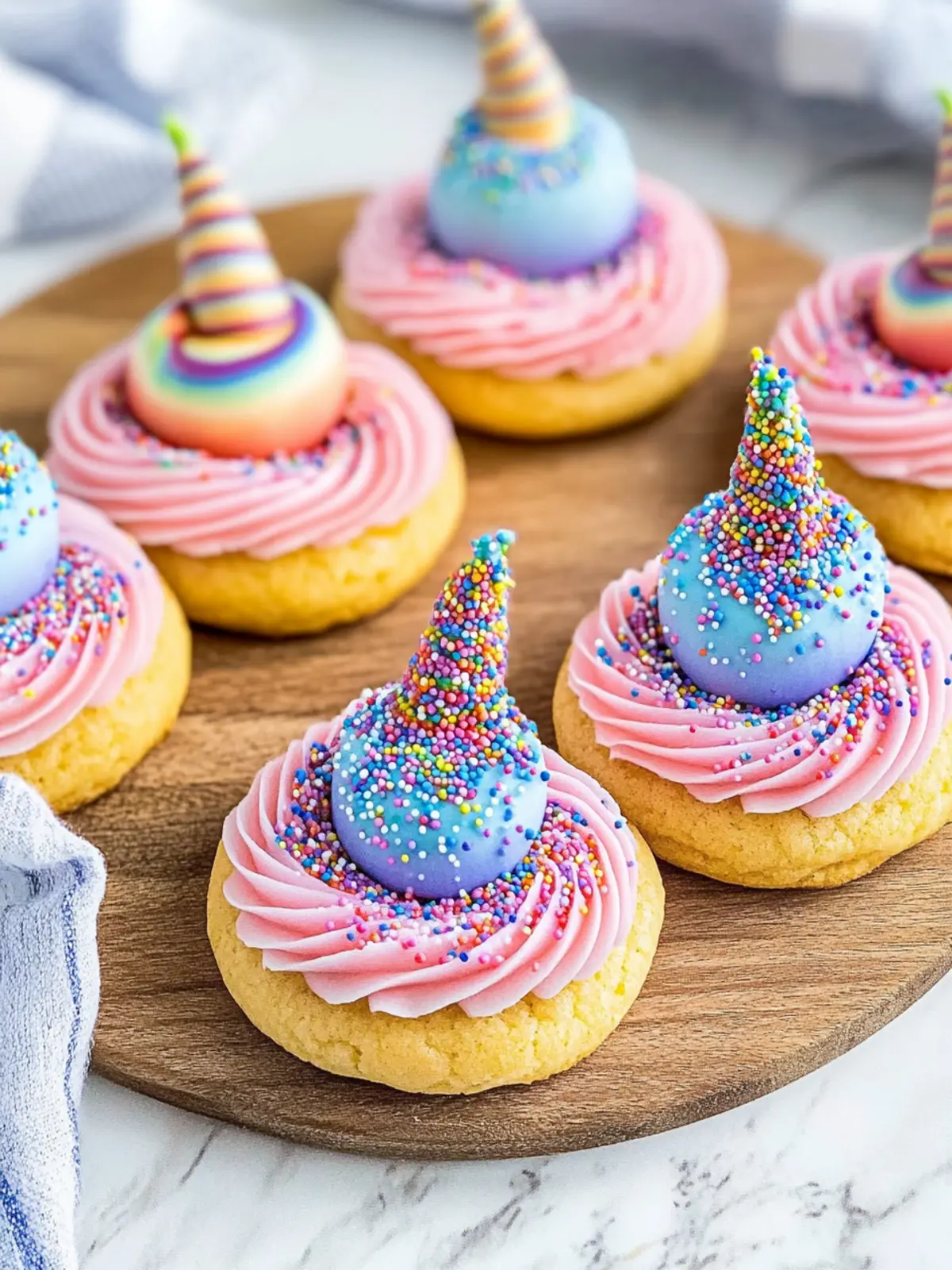 Magical Tie-Dye Unicorn Hershey s Kiss Cookies to Wow Your Kids 2 Magical Tie-Dye Unicorn Hershey s Kiss Cookies