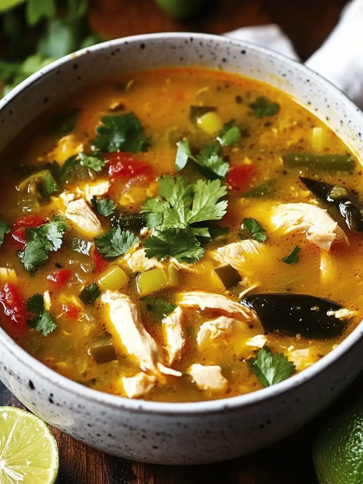 Cozy Chicken Poblano Soup Recipe for Heartwarming Nights 4 Chicken Poblano Soup Recipe