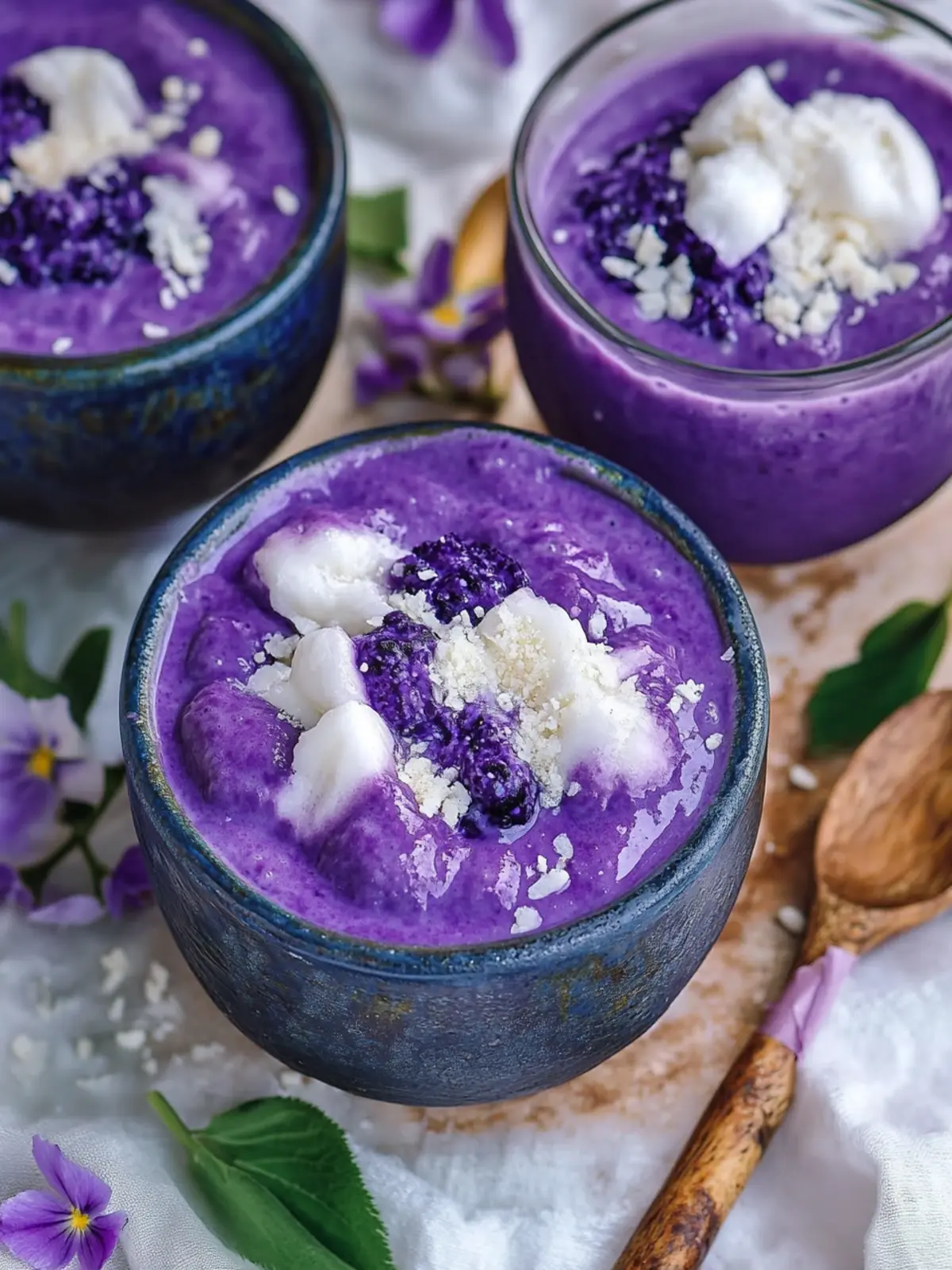 Ube Champorado: Irresistibly Sweet Purple Rice Porridge 4 Ube Champorado