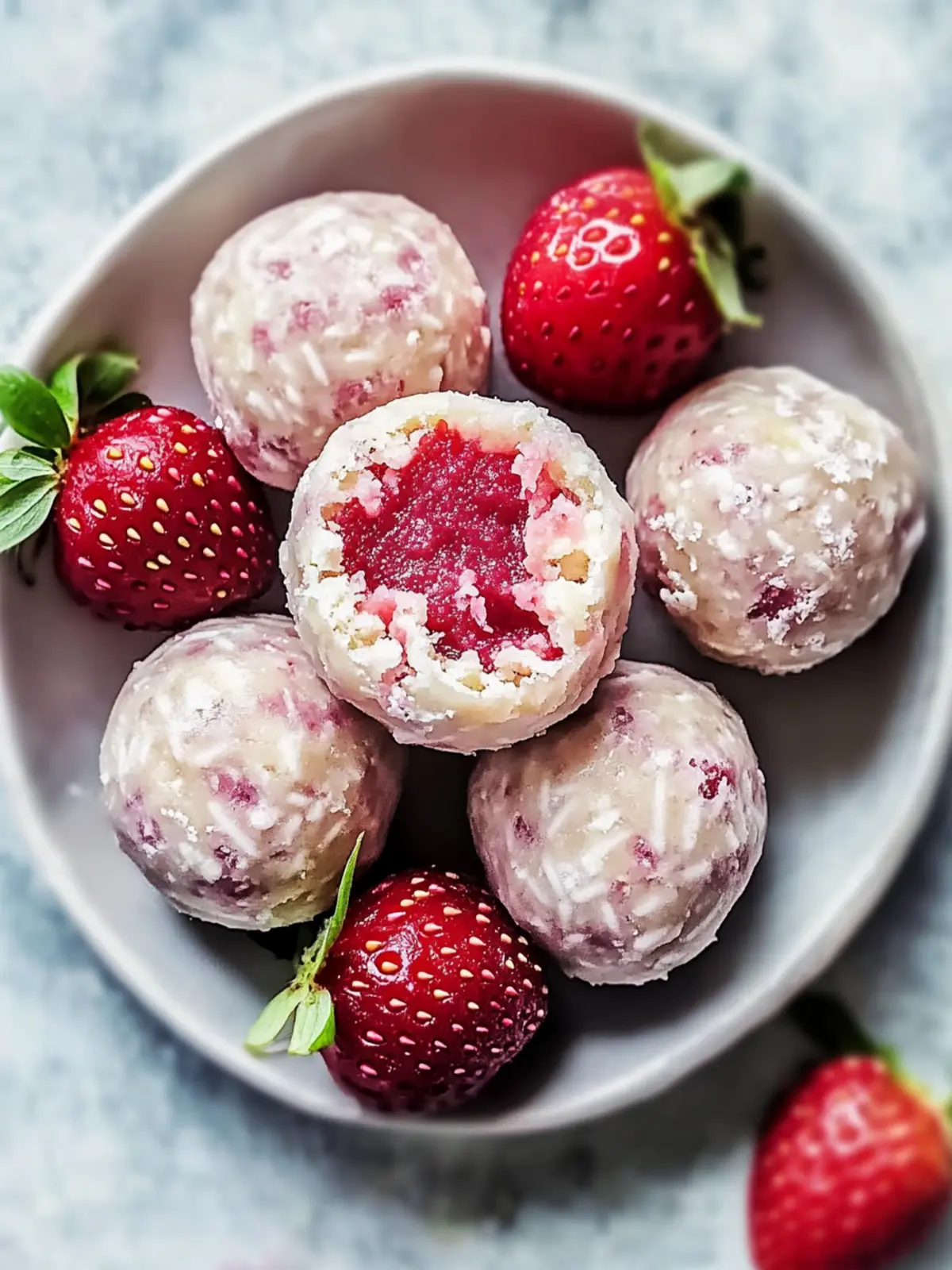 Strawberry Cheesecake Protein Balls: Your Guilt-Free Treat 4 Strawberry Cheesecake Protein Balls