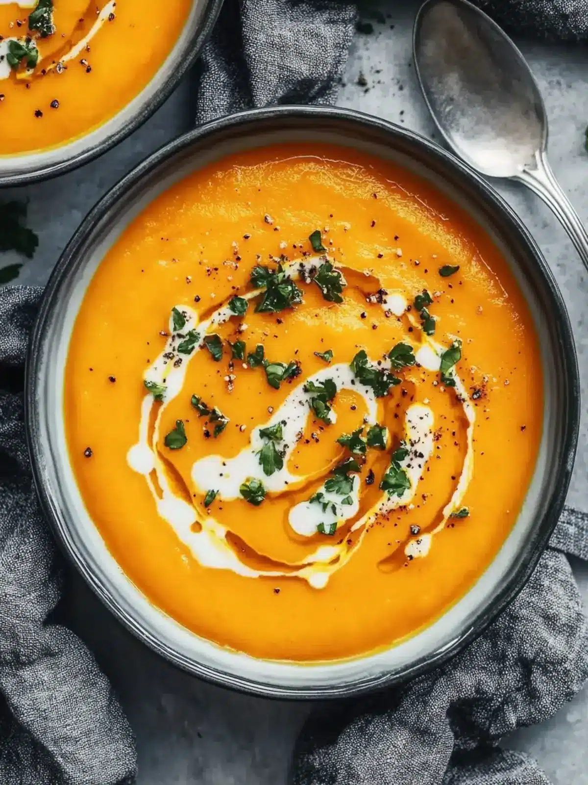 Cozy Sweet Potato Soup with Creamy Coconut Bliss 4 Sweet Potato Soup