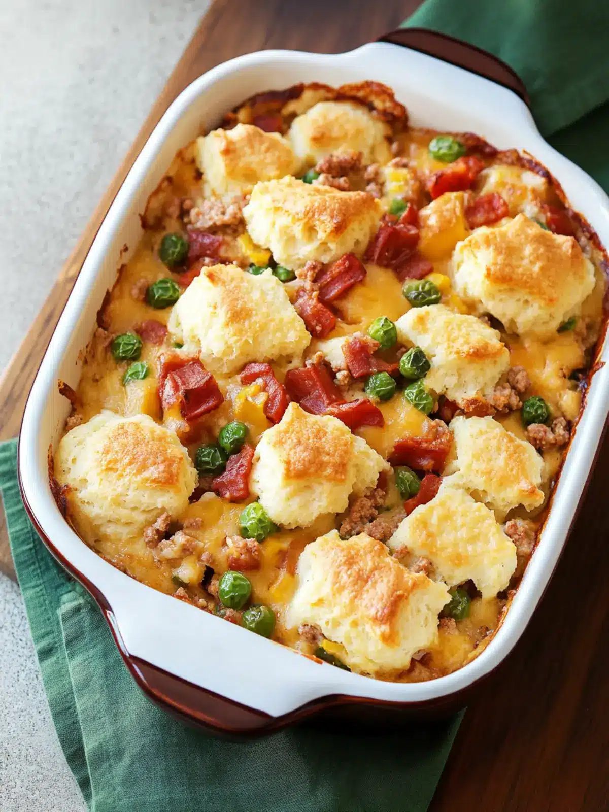 Cozy Ground Turkey and Biscuit Casserole for Family Nights 4 Ground Turkey and Biscuit Casserole