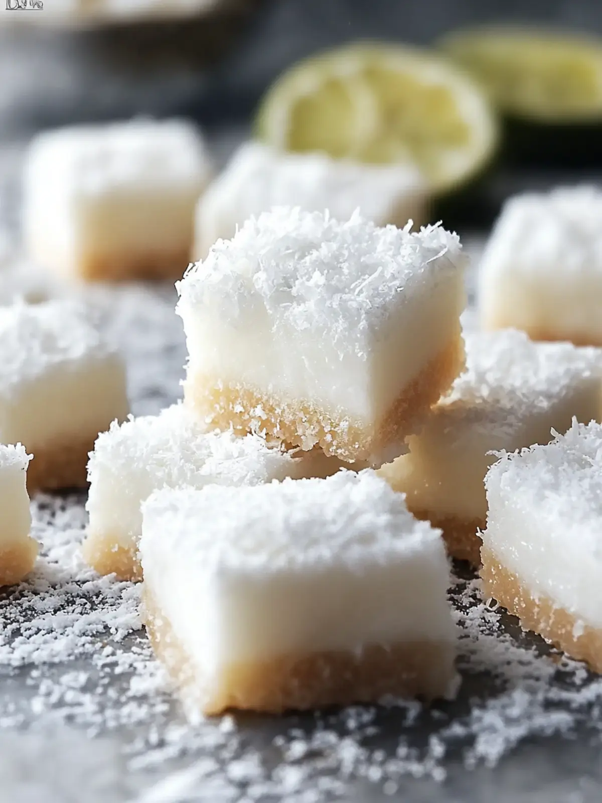 Coconut Rum Snow Squares Tropical No-Bake Bliss for All 4 Coconut Rum Snow Squares