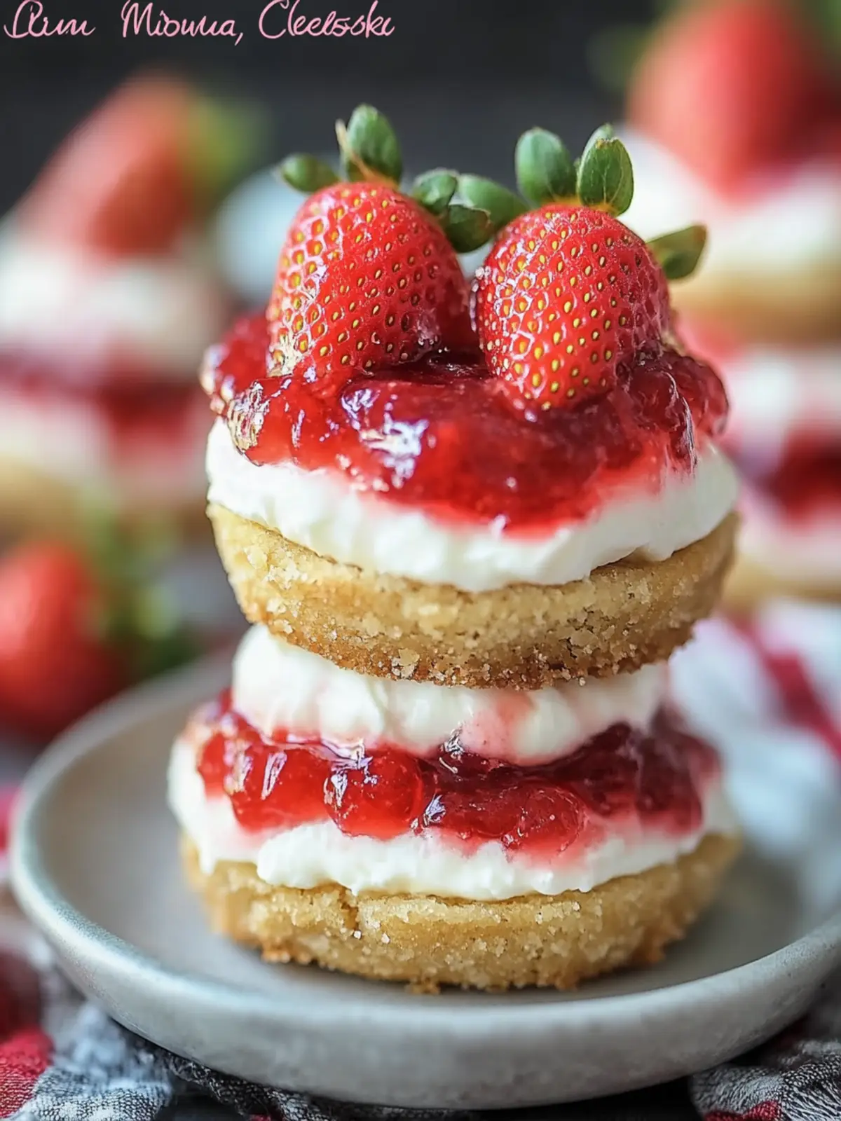 Delicious Strawberry Jam Cheesecake Cookies You ll Love 2 Strawberry Jam Cheesecake Cookies