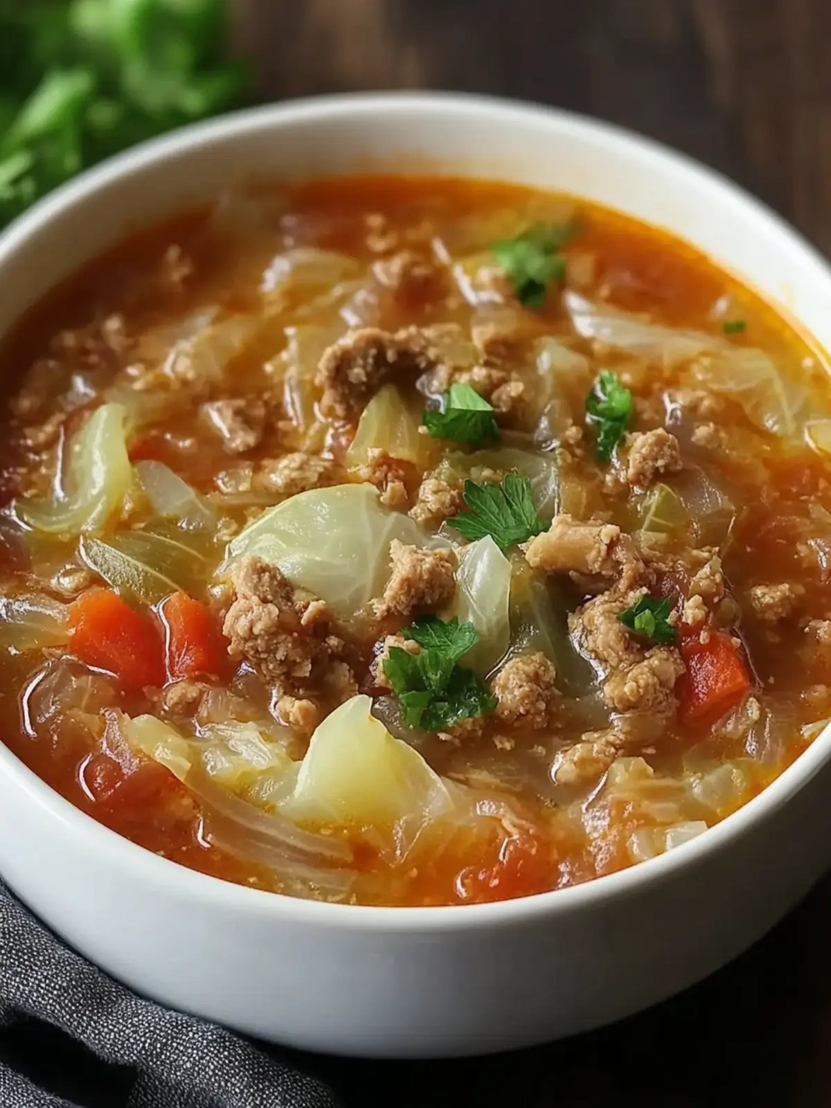 Cozy Up with Quick Cabbage Roll Soup for Chilly Nights 3 Cabbage Roll Soup
